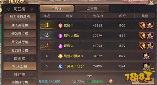 18183传奇手游排行