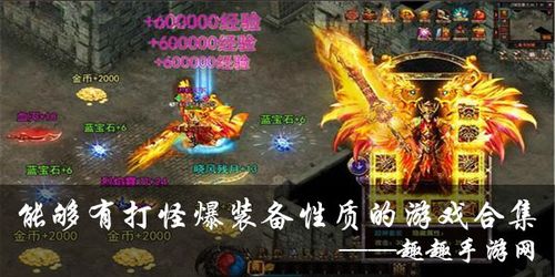 单机打怪升级爆装备的游戏有哪些（打怪升级爆装备的单机电脑游戏）