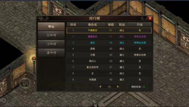 单职业传奇手游排行榜十大排名（《单职业传奇》手游）